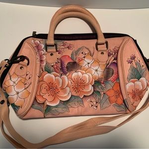 New Anuschka hand painted leather handbag.